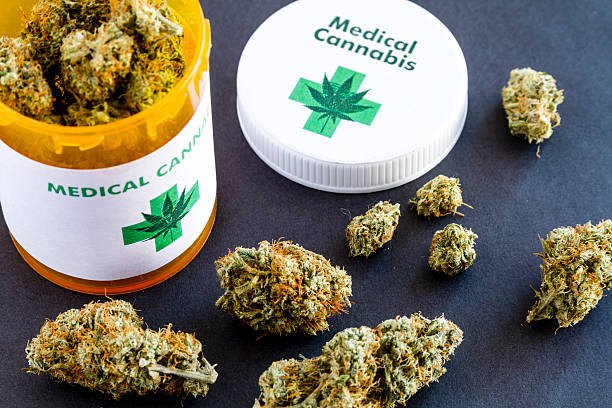 medical marijuana in a jar
